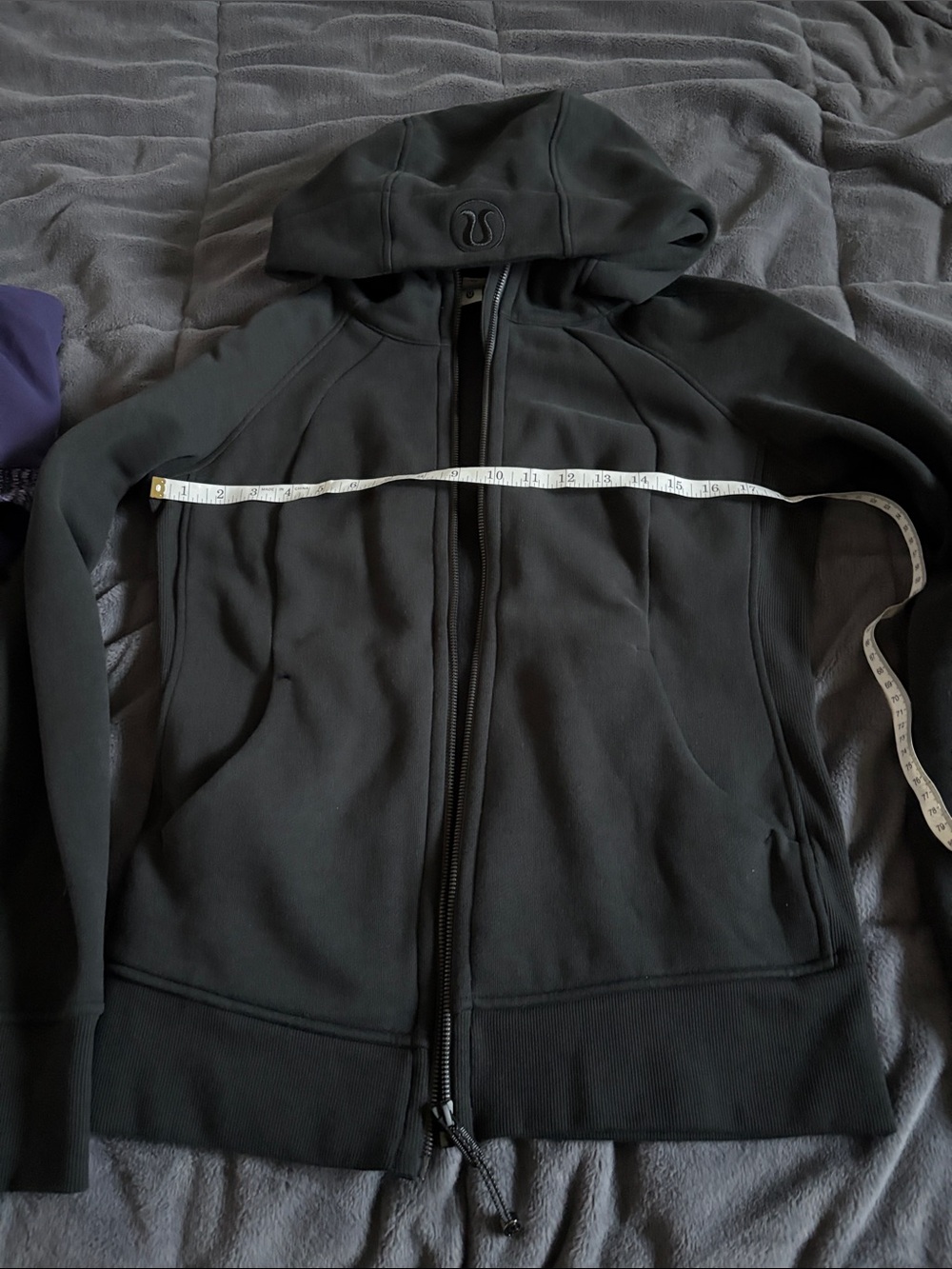 lululemon athletica Black Full-Zip Hoodie